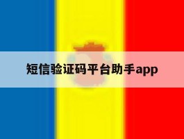 短信验证码平台助手app