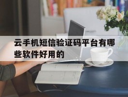包含云手机短信验证码平台有哪些软件好用的的词条