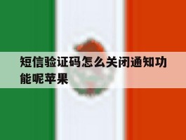 短信验证码怎么关闭通知功能呢苹果