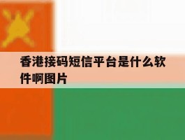 香港接码短信平台是什么软件啊图片