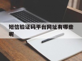 短信验证码平台网址有哪些呢