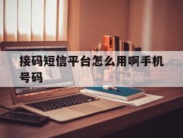 接码短信平台怎么用啊手机号码