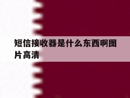 短信接收器是什么东西啊图片高清