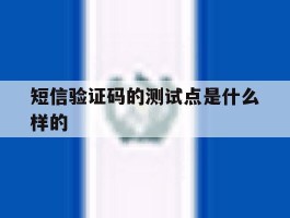 短信验证码的测试点是什么样的