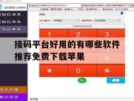 接码平台好用的有哪些软件推荐免费下载苹果