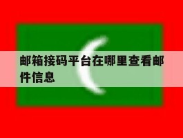 邮箱接码平台在哪里查看邮件信息