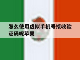 怎么使用虚拟手机号接收验证码呢苹果