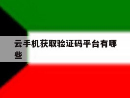 云手机获取验证码平台有哪些