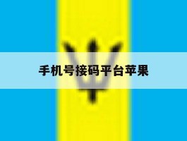 手机号接码平台苹果