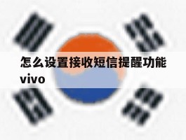 怎么设置接收短信提醒功能vivo