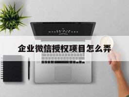 企业微信授权项目怎么弄