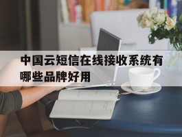 关于中国云短信在线接收系统有哪些品牌好用的信息