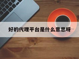 包含好的代理平台是什么意思呀的词条