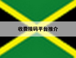 收费接码平台推介