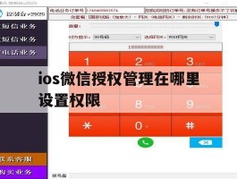 ios微信授权管理在哪里设置权限