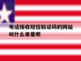 电话接收短信验证码的网站叫什么来着呢