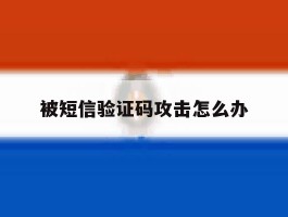 被短信验证码攻击怎么办