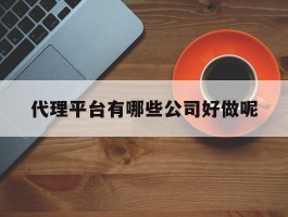 代理平台有哪些公司好做呢