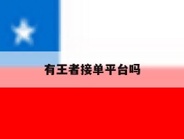 有王者接单平台吗