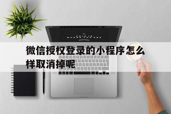 微信授权登录的小程序怎么样取消掉呢 微信授权登录的小程序怎么样取消掉呢