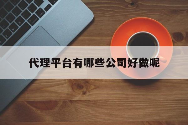 代理平台有哪些公司好做呢 代理平台有哪些公司好做呢