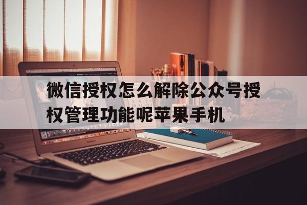 微信授权怎么解除公众号授权管理功能呢苹果手机的简单介绍 微信授权怎么解除公众号授权管理功能呢苹果手机的简单介绍