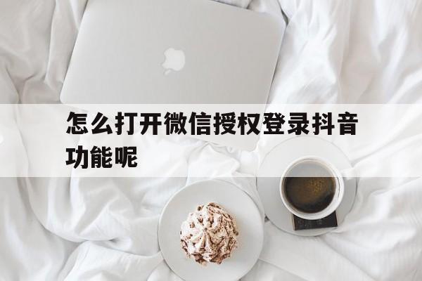怎么打开微信授权登录抖音功能呢