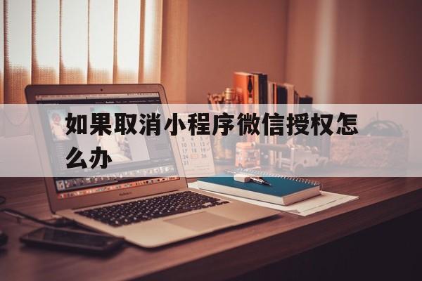 如果取消小程序微信授权怎么办 如果取消小程序微信授权怎么办