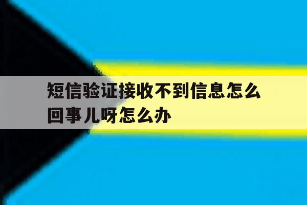 短信验证接收不到信息怎么回事儿呀怎么办 短信验证接收不到信息怎么回事儿呀怎么办