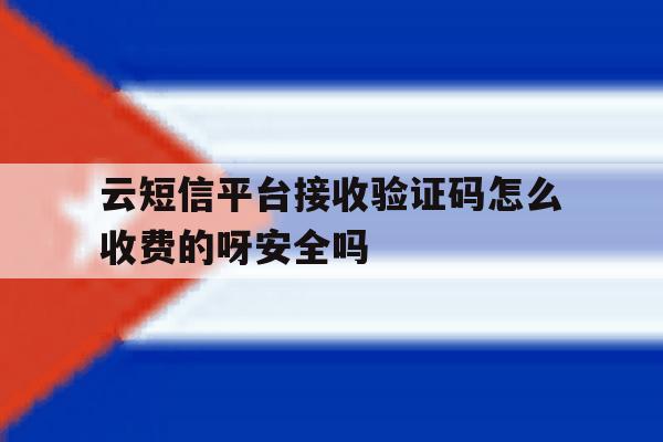 云短信平台接收验证码怎么收费的呀安全吗的简单介绍 云短信平台接收验证码怎么收费的呀安全吗的简单介绍
