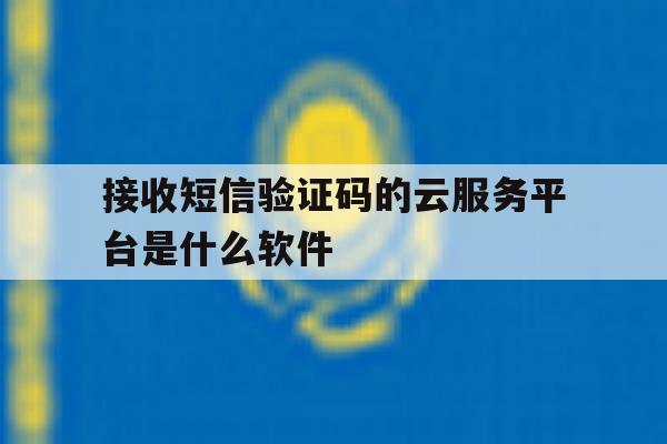 接收短信验证码的云服务平台是什么软件 接收短信验证码的云服务平台是什么软件
