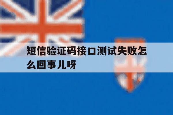 包含短信验证码接口测试失败怎么回事儿呀的词条 包含短信验证码接口测试失败怎么回事儿呀的词条