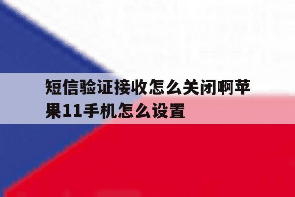 短信验证接收怎么关闭啊苹果11手机怎么设置 短信验证接收怎么关闭啊苹果11手机怎么设置