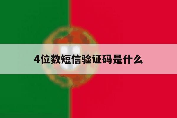 4位数短信验证码是什么 4位数短信验证码是什么