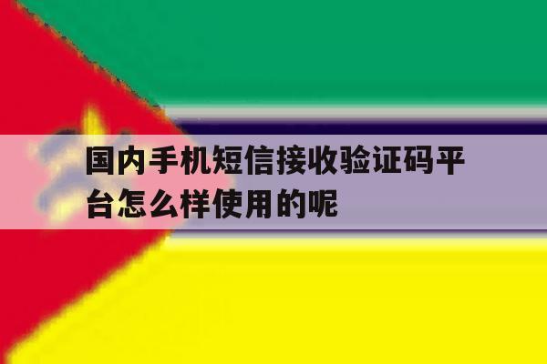 国内手机短信接收验证码平台怎么样使用的呢 国内手机短信接收验证码平台怎么样使用的呢