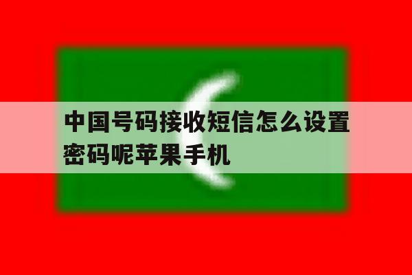 中国号码接收短信怎么设置密码呢苹果手机的简单介绍 中国号码接收短信怎么设置密码呢苹果手机的简单介绍