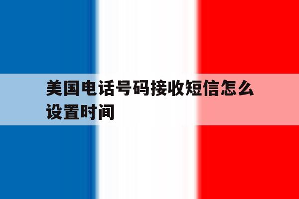 美国电话号码接收短信怎么设置时间 美国电话号码接收短信怎么设置时间