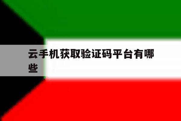 云手机获取验证码平台有哪些 云手机获取验证码平台有哪些
