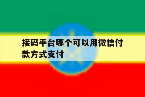 接码平台哪个可以用微信付款方式支付 接码平台哪个可以用微信付款方式支付