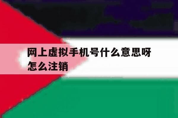 网上虚拟手机号什么意思呀怎么注销 网上虚拟手机号什么意思呀怎么注销
