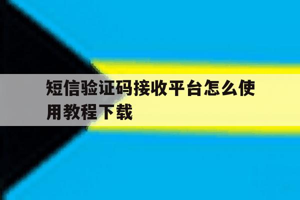 短信验证码接收平台怎么使用教程下载 短信验证码接收平台怎么使用教程下载