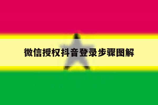 微信授权抖音登录步骤图解