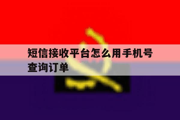 短信接收平台怎么用手机号查询订单 短信接收平台怎么用手机号查询订单