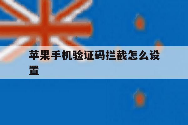 苹果手机验证码拦截怎么设置 苹果手机验证码拦截怎么设置