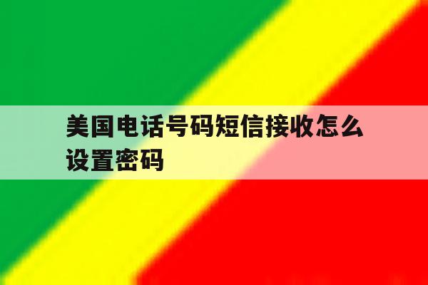 美国电话号码短信接收怎么设置密码 美国电话号码短信接收怎么设置密码