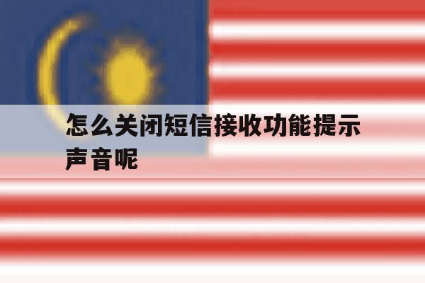 怎么关闭短信接收功能提示声音呢 怎么关闭短信接收功能提示声音呢