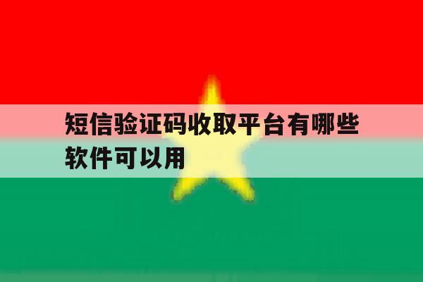 短信验证码收取平台有哪些软件可以用 短信验证码收取平台有哪些软件可以用