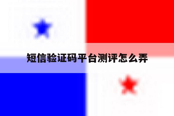 短信验证码平台测评怎么弄 短信验证码平台测评怎么弄