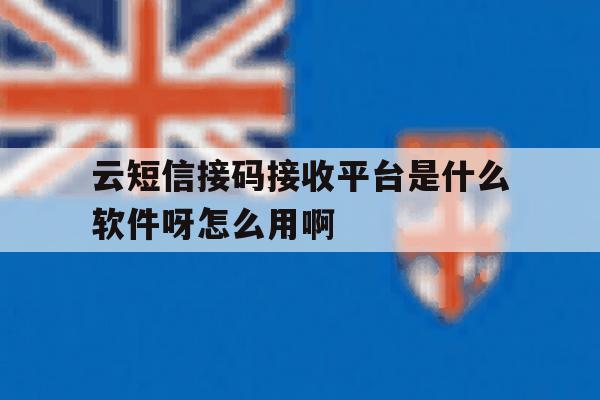 包含云短信接码接收平台是什么软件呀怎么用啊的词条 包含云短信接码接收平台是什么软件呀怎么用啊的词条